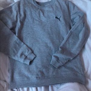 oversized grey pullover